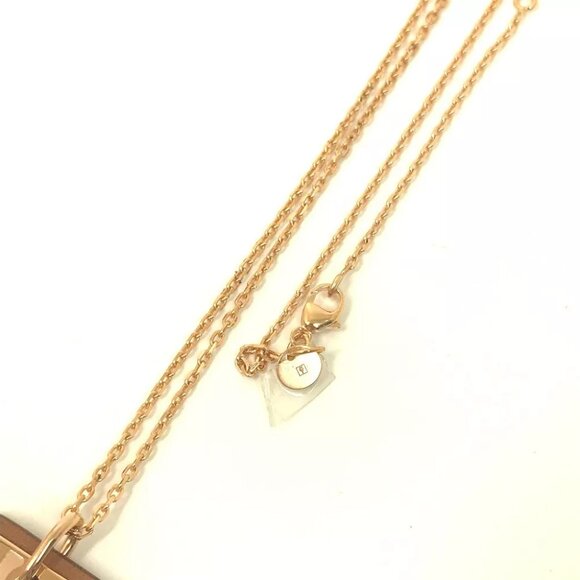 HERMES Heart Chain Asdukour PM Pendant accessories Necklace Unused - Picture 8 of 13